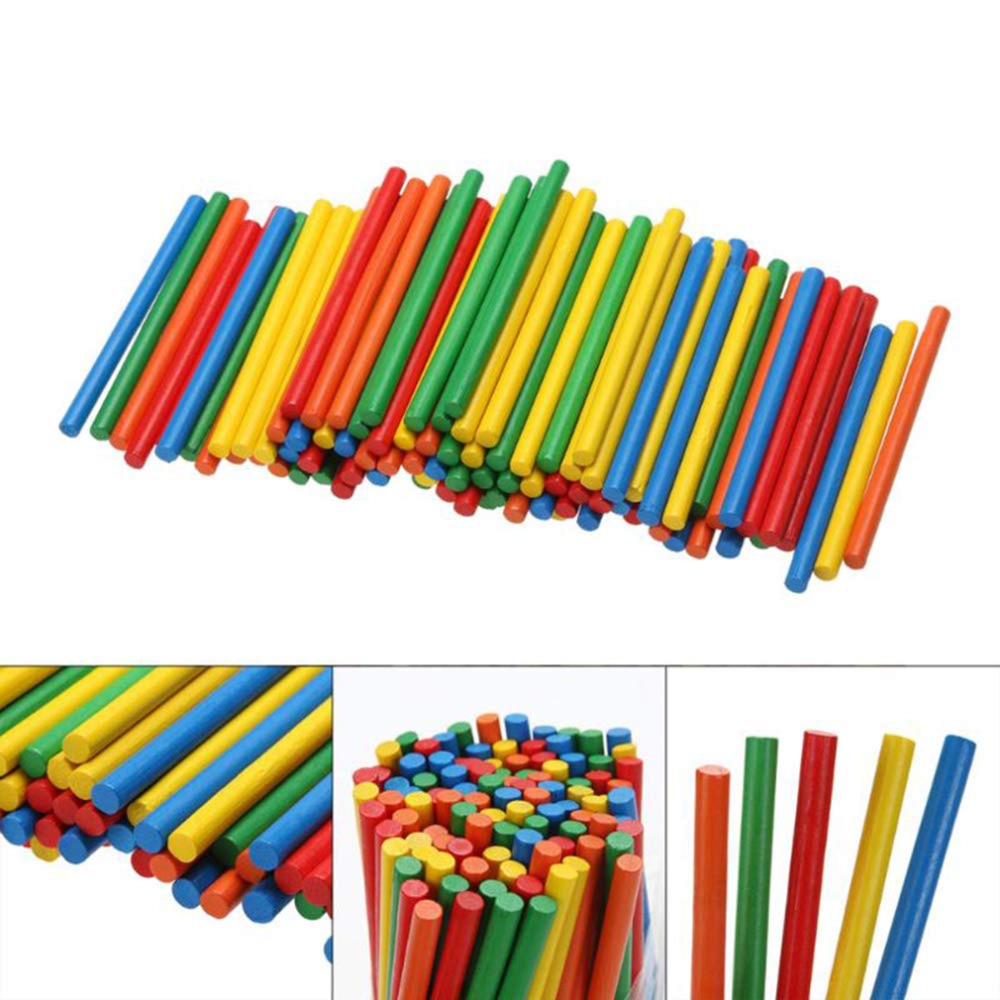 Palitos Contadores de Bambú de Colores