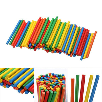 Palitos Contadores de Bambú de Colores