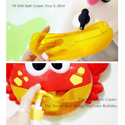Bubble Crab™ - L'heure du bain devient un festival de bulles - Jouet de bain