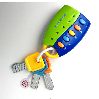 Juguete con forma de llave musical Fidtoy Car Melody – Juguete musical con control remoto para bebés y niños pequeños para el aprendizaje y el juego