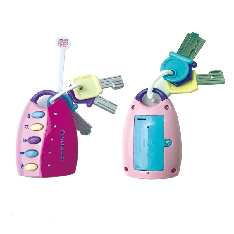 Juguete con forma de llave musical Fidtoy Car Melody – Juguete musical con control remoto para bebés y niños pequeños para el aprendizaje y el juego