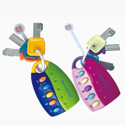 Juguete con forma de llave musical Fidtoy Car Melody – Juguete musical con control remoto para bebés y niños pequeños para el aprendizaje y el juego
