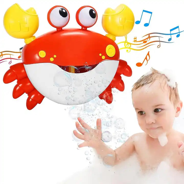 Cangrejo Musical de Burbujas para el Baño
