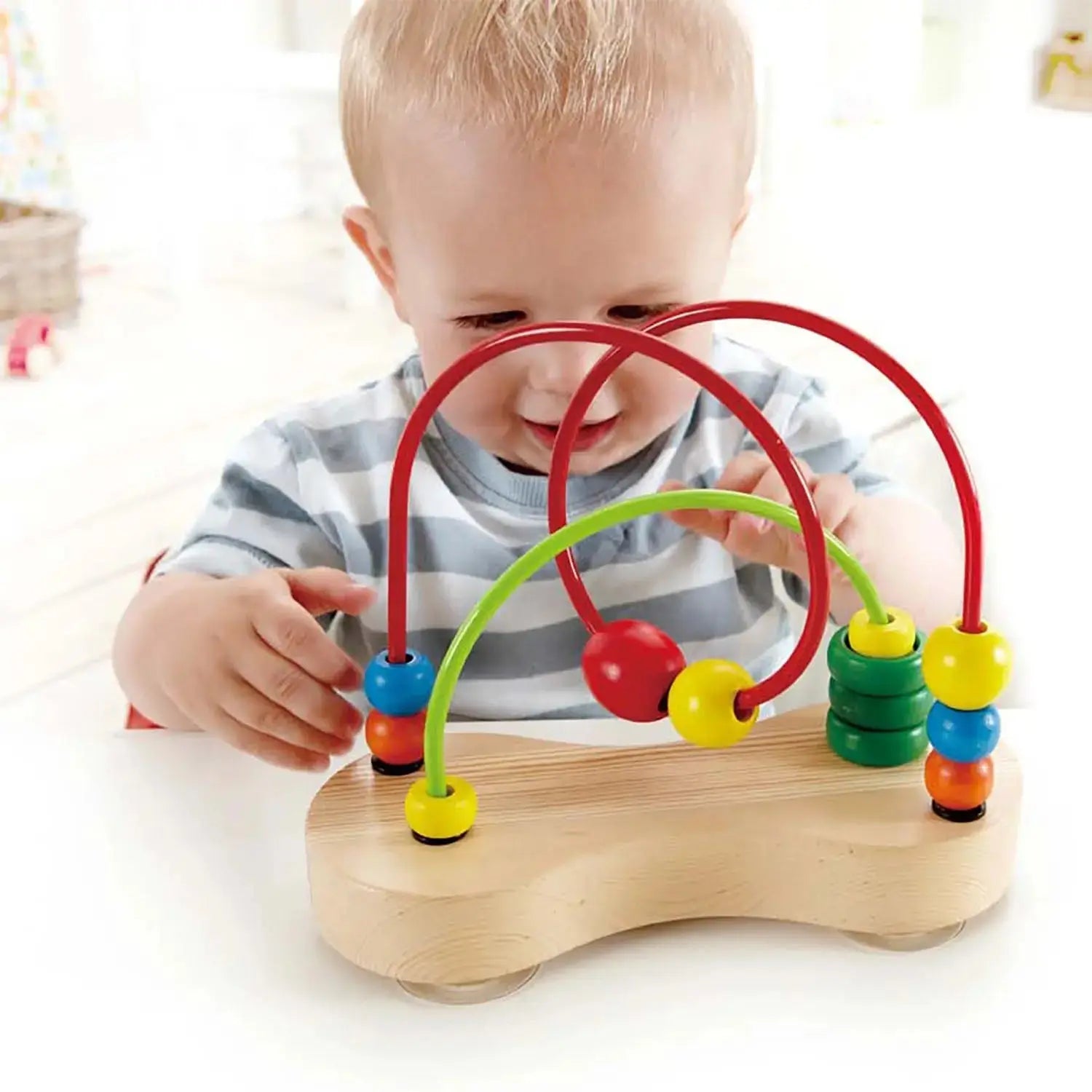 Fidtoy Jouet en Bois Labyrinthe Perles Jouet d'Éveil Bébé