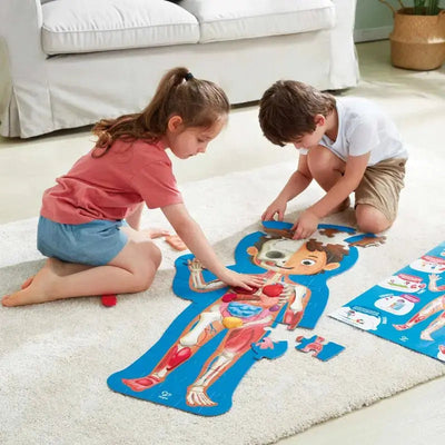 Rompecabezas del cuerpo humano Fidtoy, juguete educativo de anatomía para niños
