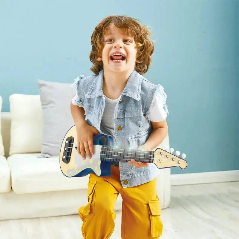 Fidtoy Kids Learning Ukulele Jouet Musical Instrument Lumineux Interactif