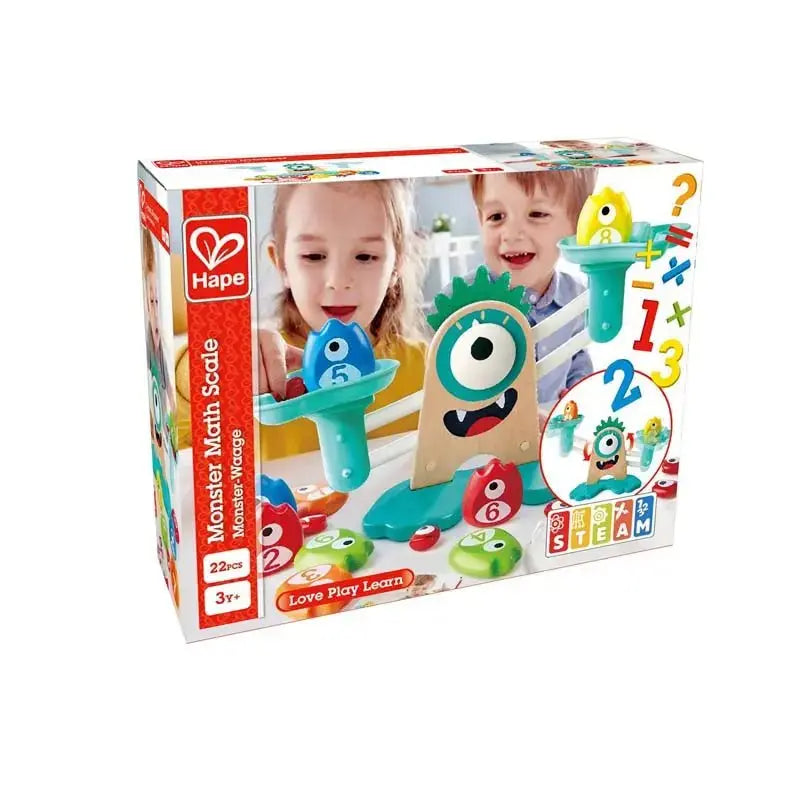 Fidtoy Monster Math Balance Scale Toy for Kids Counting Game