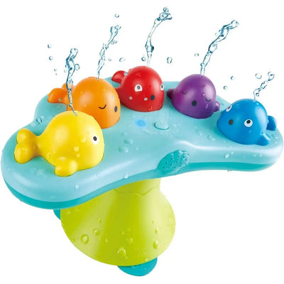 Fidtoy Jouet de Bain Musical Baleine Fontaine pour Tout-petits Jeu d'eau