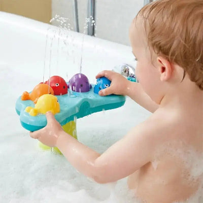 Fidtoy Jouet de Bain Musical Baleine Fontaine pour Tout-petits Jeu d'eau