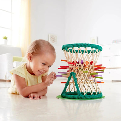 Jeu de stratégie Fidtoy en bambou « Tumbling Ball » pour enfants