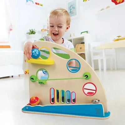 Fidtoy Pista de Bolas de Madera para Niños Pequeños de 12 meses en adelante