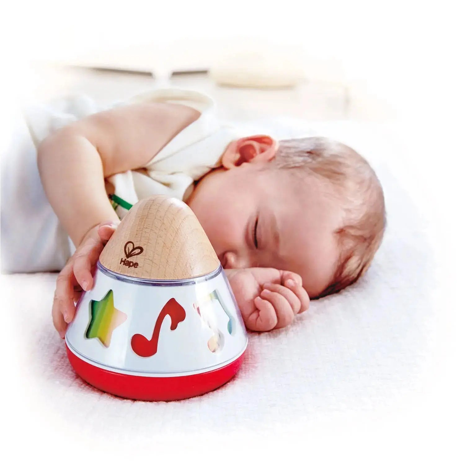 Jouet musical rotatif en bois Fidtoy pour bébés dès la naissance