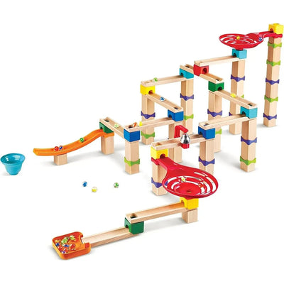 Fidtoy Marble Run DIY Race Track Set Building Toy for Kids 3+