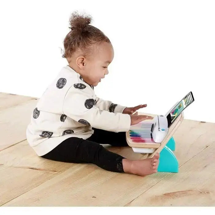 Fidtoy Piano Musical en Bois Tactile pour Tout-Petits - Apprentissage Précoce