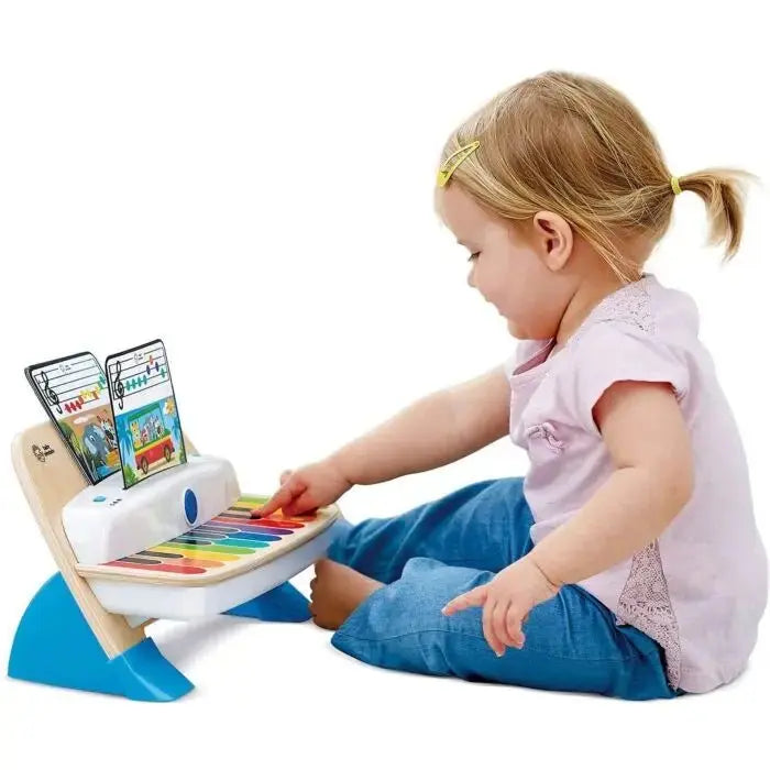 Fidtoy Piano Musical en Bois Tactile pour Tout-Petits - Apprentissage Précoce