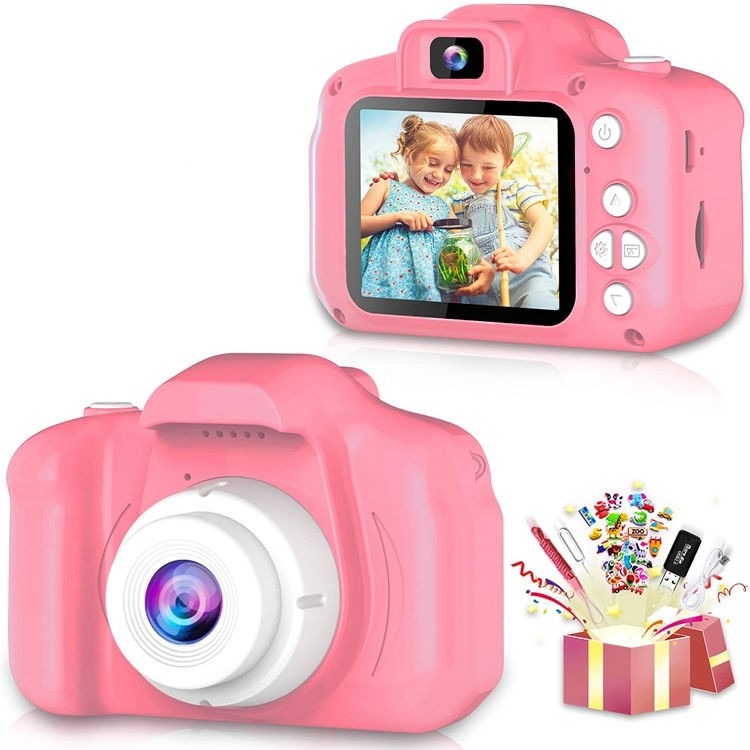 Fidtoy Kids Digital Camera 48MP 1080P Toddler Mini Camera with 32GB Card