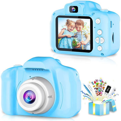 Fidtoy Kids Digital Camera 48MP 1080P Toddler Mini Camera with 32GB Card