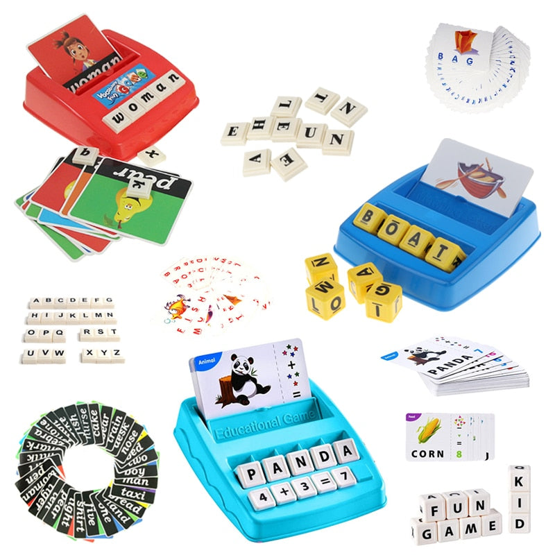 Kids Matching Letter Games Educational Toys