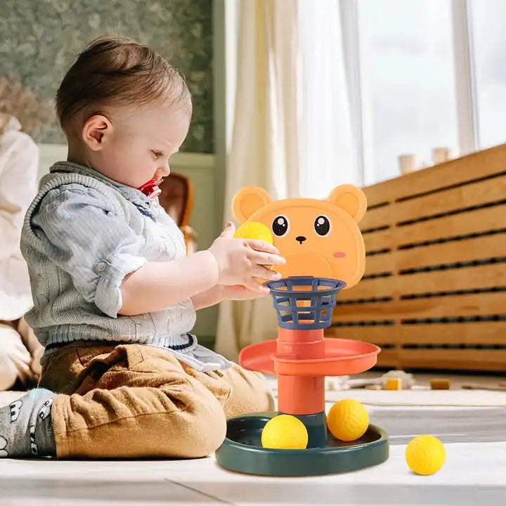 Tour de balles Montessori Fidtoy pour bébés | Jouet éducatif sensoriel