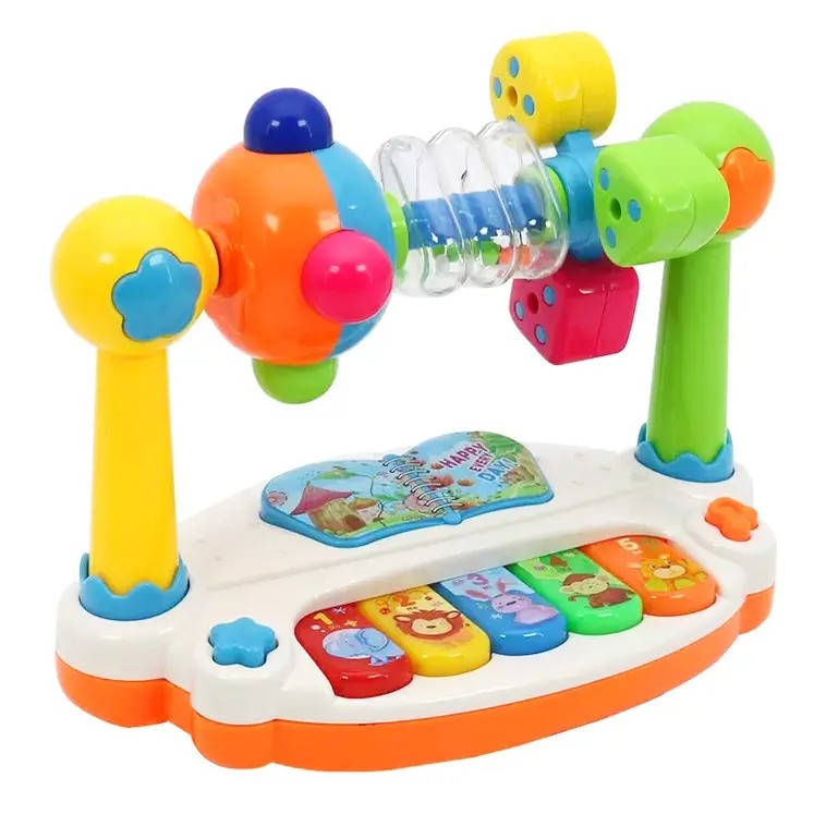 Fidtoy Piano musical pour tout-petits – Jouet d'apprentissage interactif avec lumières et sons
