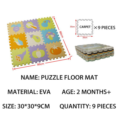 Foam Animal Puzzle Learning Floor Mat