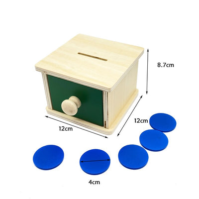 Boîte de Permanence avec Plateau Jouets d'apprentissage des habiletés de vie