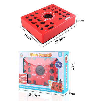 Jouet de Puzzle Assorti Temps Logique pour Enfants