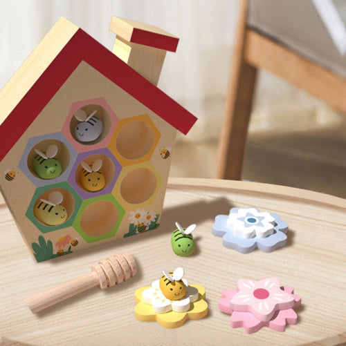 Jeu en Bois de Ruche - Meilleurs Jouets Éducatifs en Bois