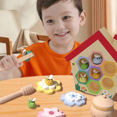 Jeu en Bois de Ruche - Meilleurs Jouets Éducatifs en Bois