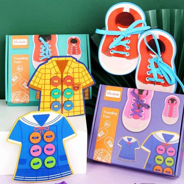 Juego de 2 juguetes para pisar (niña y niño) - Mejores habilidades motoras finas