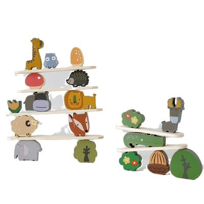 Animales de madera en el bosque - Juego abierto