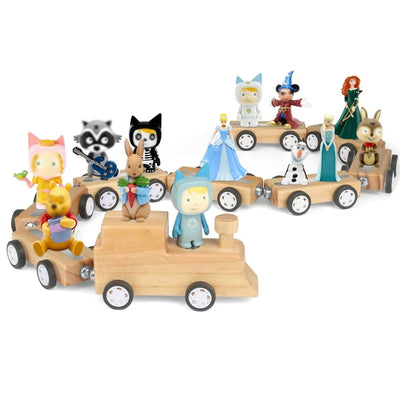 Étagère Murale Camion en Bois Faite à la Main pour Tonies – Organiseur Magnétique et Support d'Affichage pour 20 à 30 Figurines Toniebox