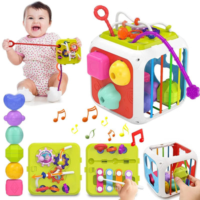Cubo de actividades Montessori Bebé