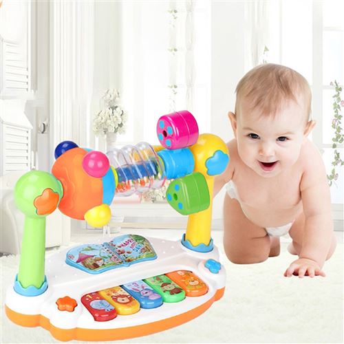 Fidtoy Piano musical pour tout-petits – Jouet d'apprentissage interactif avec lumières et sons