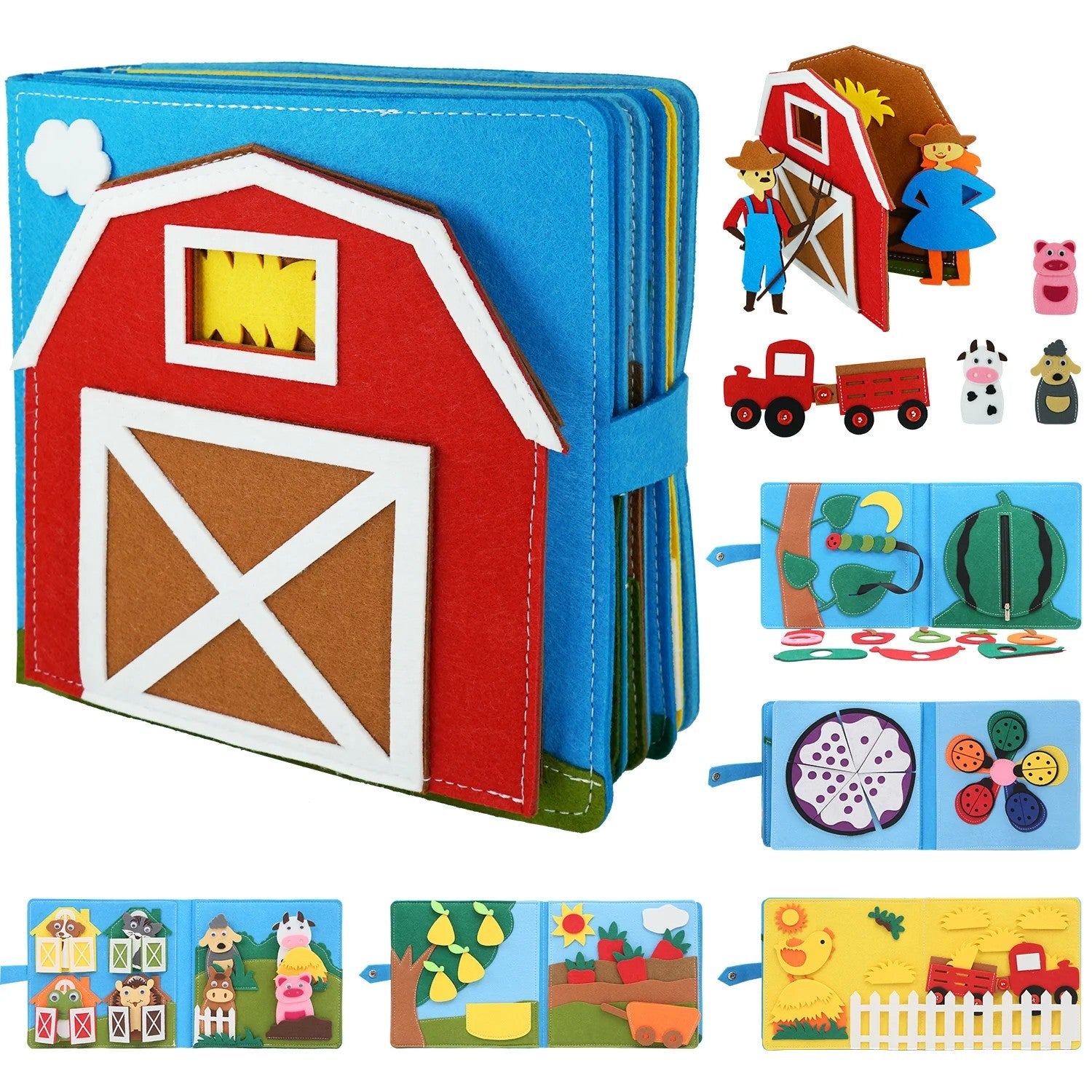 Libro Tranquilo Montessori de Fieltro