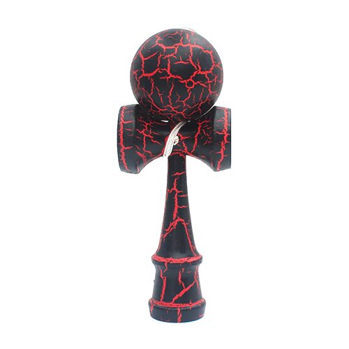 Juguete de habilidad de madera Fidtoy Kendama Cracks para niños
