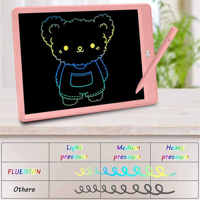 Pizarra de dibujo LCD a color Fidtoy de 15 pulgadas – Pizarra magnética para niños de 3 a 8 años