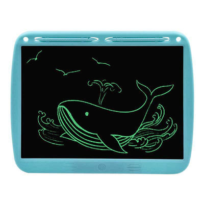 Pizarra de dibujo LCD a color Fidtoy de 15 pulgadas – Pizarra magnética para niños de 3 a 8 años