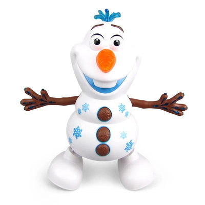 Fidtoy Musical Dancing Snowman Toy with LED Lights Christmas Interactive Holiday Toy for Kids