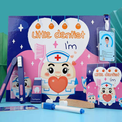 Set de juego de rol de pequeño dentista - Los mejores juguetes Montessori