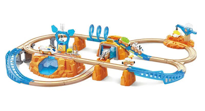 Fidtoy Space Train Set Toy Mars Railway Exploration Playset