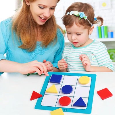 Fidtoy Meta-Forms Smart Puzzle 80 Level Geometric Logic Game for Kids Adults and Family Brain Play