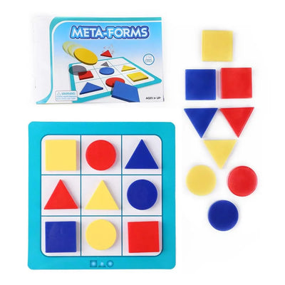 Fidtoy Meta-Forms Smart Puzzle 80 Level Geometric Logic Game for Kids Adults and Family Brain Play