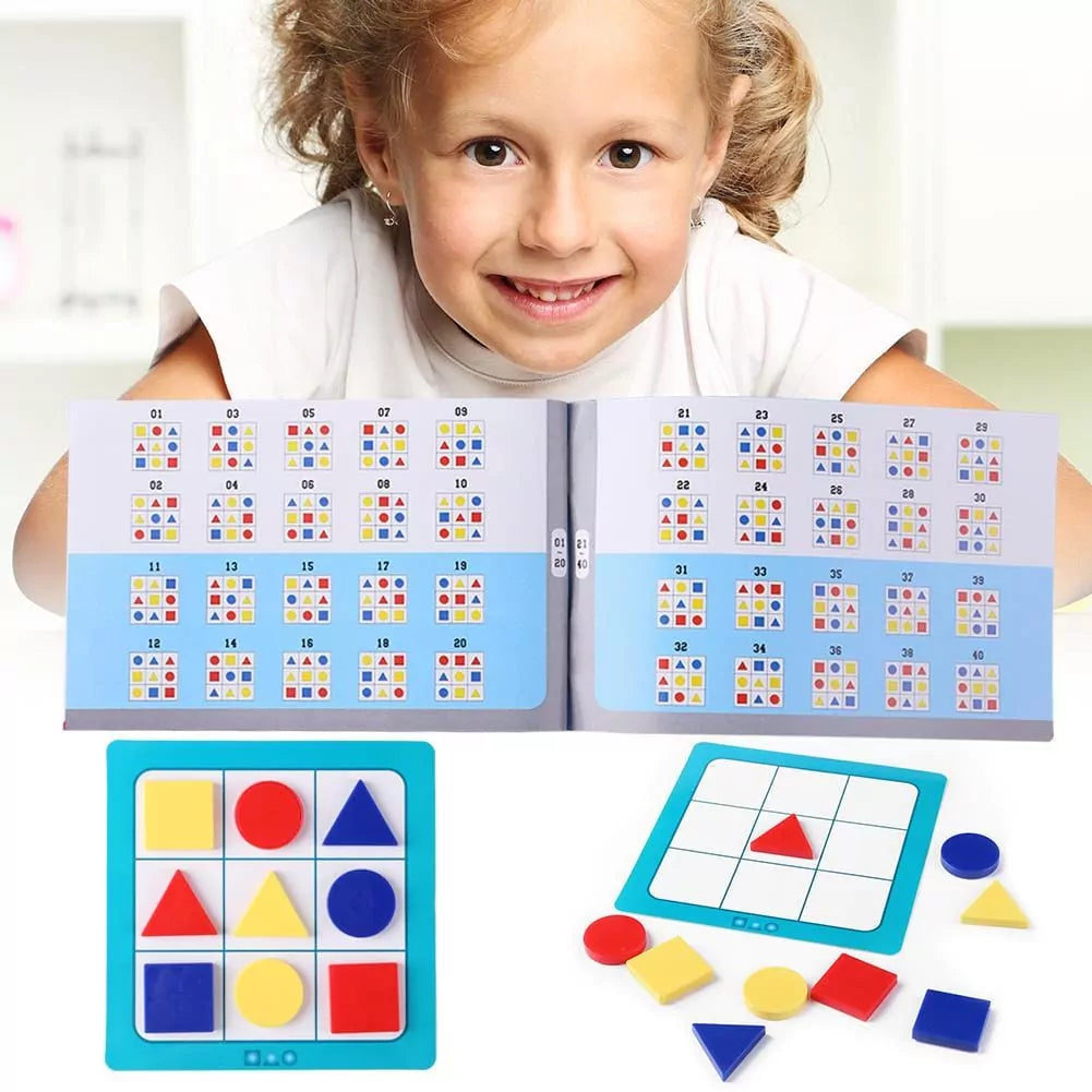 Fidtoy Meta-Forms Smart Puzzle 80 Level Geometric Logic Game for Kids Adults and Family Brain Play