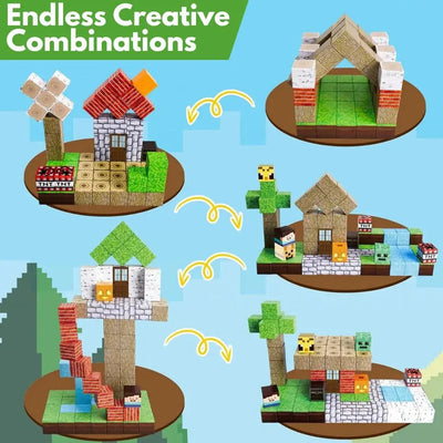 Fidtoy Magnetic Building Blocks Set for Kids – STEM Construction Toys for Creative Learning