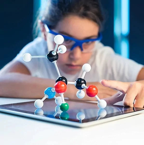 Fidtoy 259 Piece Molecular Chemistry Model Set for Students Organic Inorganic STEM Learning Kit Age 6+