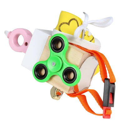 Fidtoy Montessori Tablero Ocupado en Cubo para Niños Pequeños – Juguete para el Desarrollo Sensorial y Cognitivo