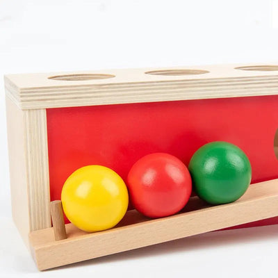 Fidtoy Boîte de Coordination Œil-Main pour Tout-Petits – Jouet d'Apprentissage Montessori en Bois pour la Motricité Fine