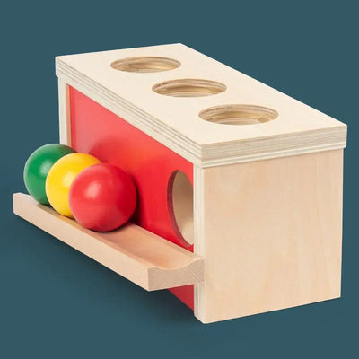 Fidtoy Boîte de Coordination Œil-Main pour Tout-Petits – Jouet d'Apprentissage Montessori en Bois pour la Motricité Fine