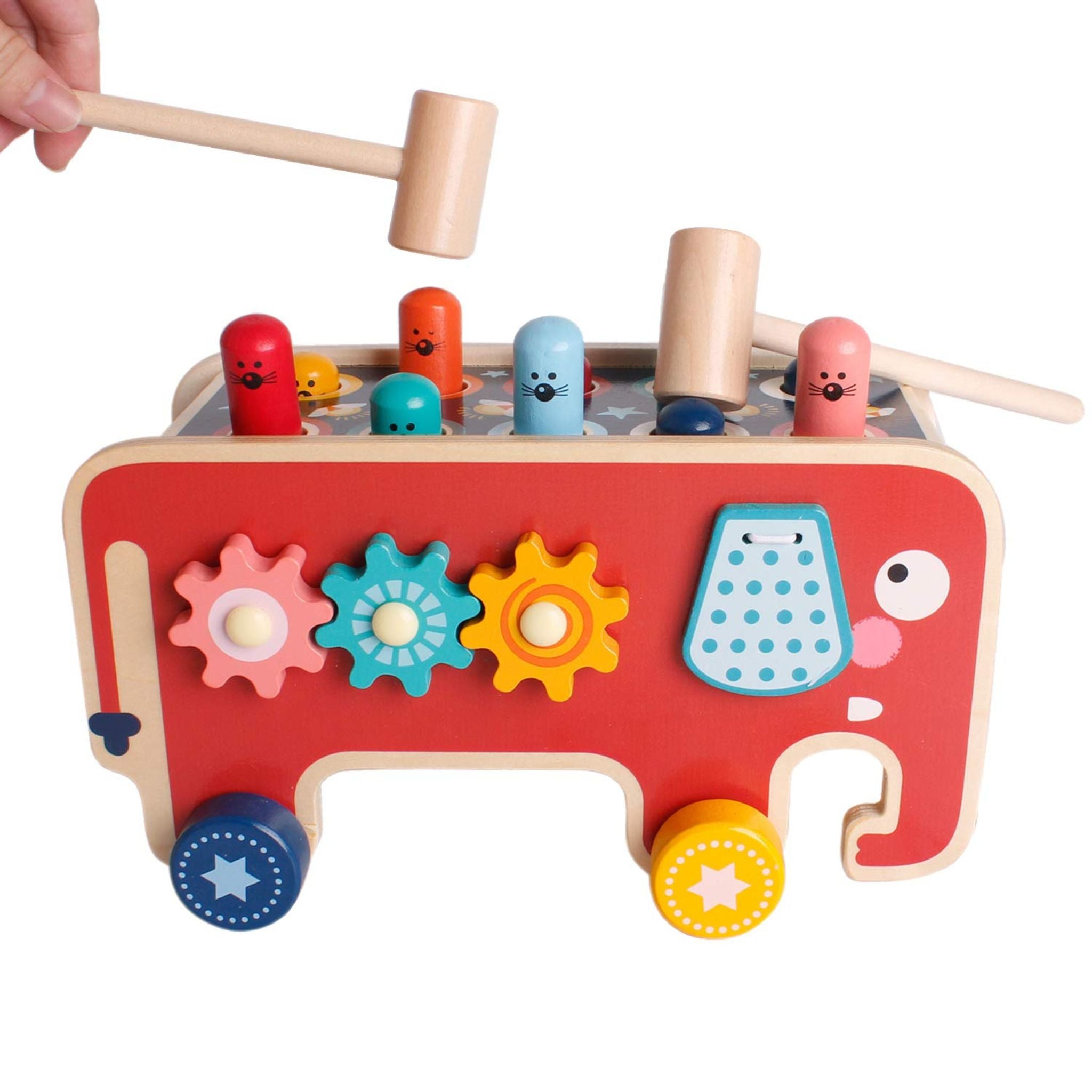 Montessori de madera Whack-A-Mole